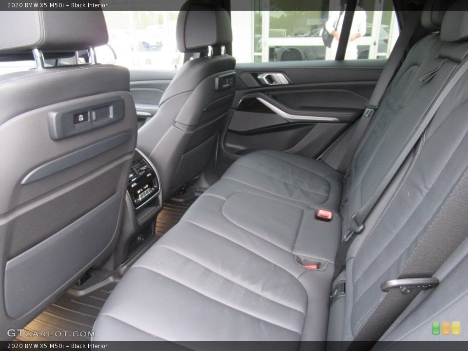 Black Interior Rear Seat for the 2020 BMW X5 M50i #143053655