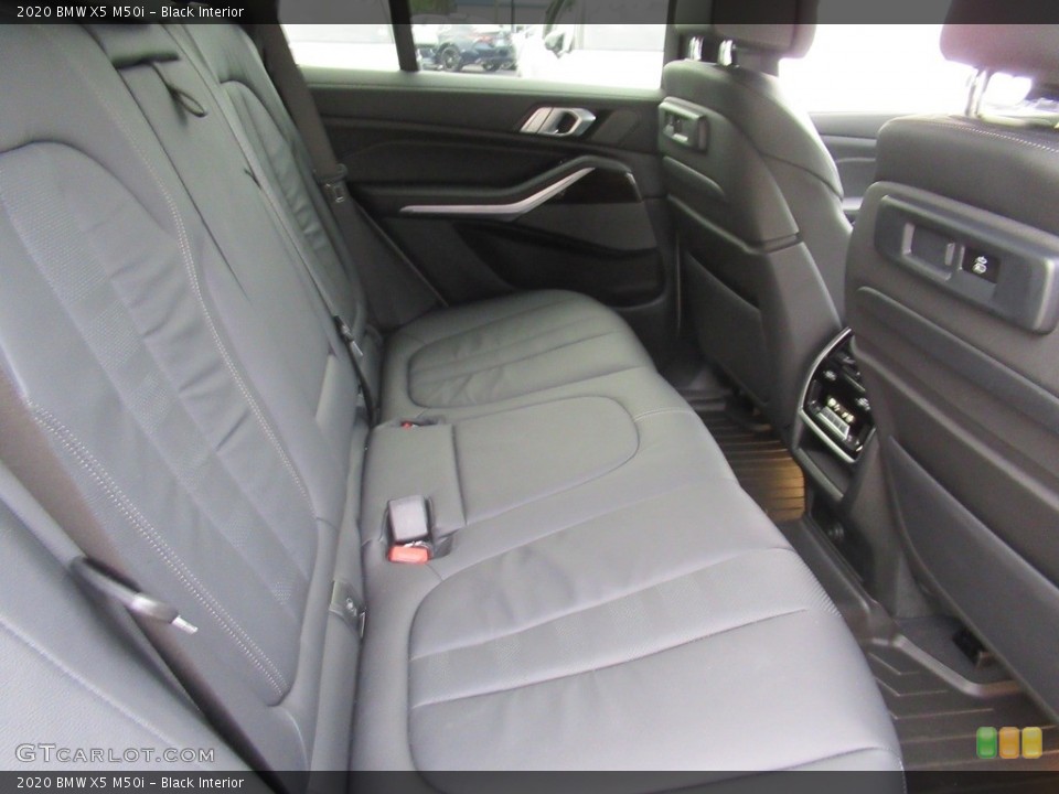 Black Interior Rear Seat for the 2020 BMW X5 M50i #143053661