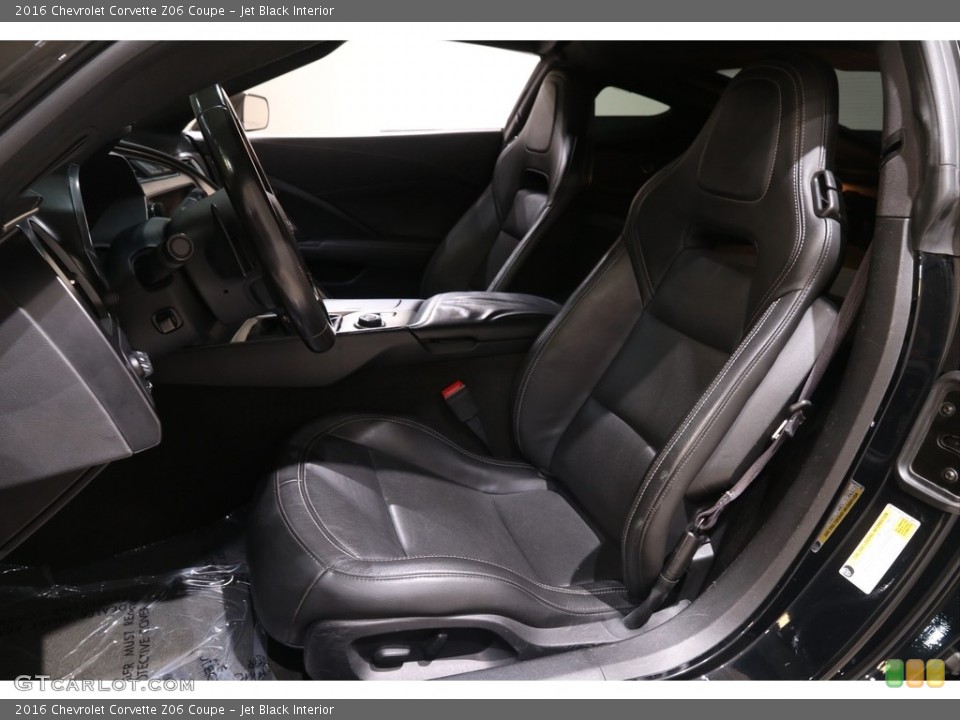 Jet Black Interior Front Seat for the 2016 Chevrolet Corvette Z06 Coupe #143054642