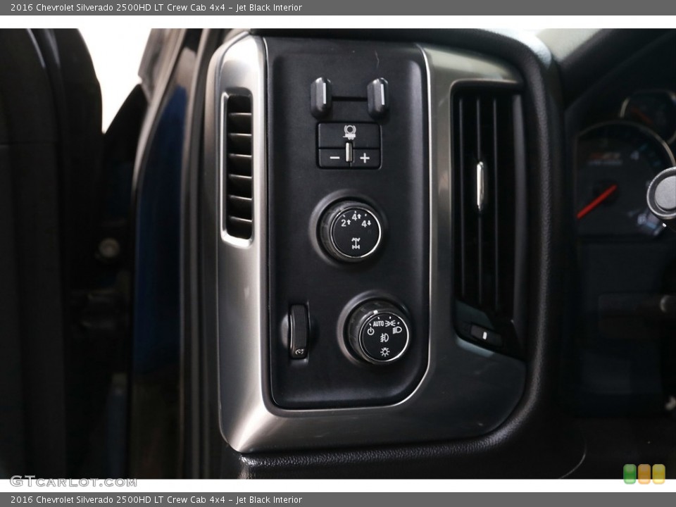 Jet Black Interior Controls for the 2016 Chevrolet Silverado 2500HD LT Crew Cab 4x4 #143055251