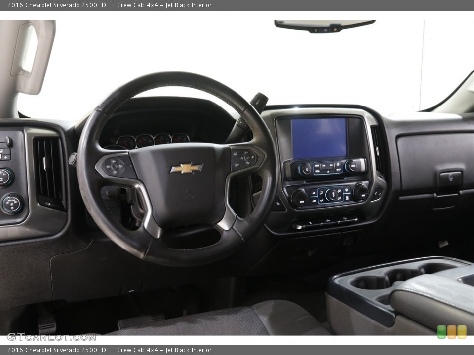 Jet Black Interior Dashboard for the 2016 Chevrolet Silverado 2500HD LT Crew Cab 4x4 #143055275
