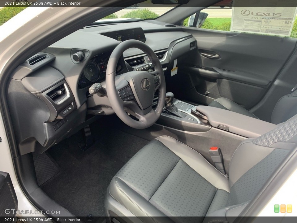 Black Interior Photo for the 2021 Lexus UX 250h AWD #143063659