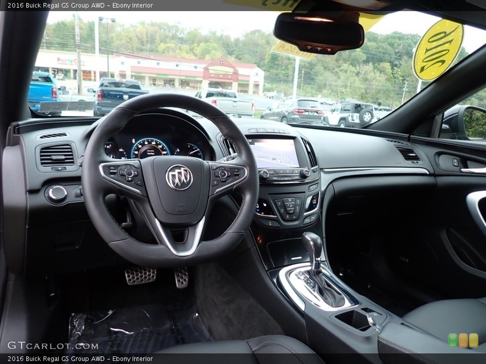 Ebony Interior Photo for the 2016 Buick Regal GS Group AWD #143064777