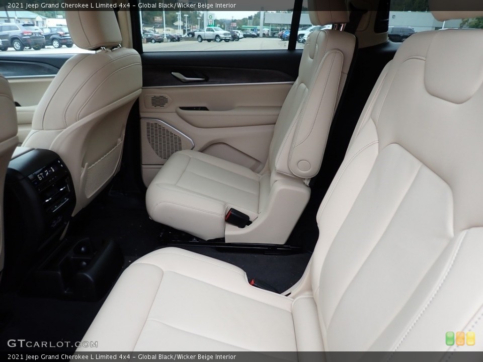 Global Black/Wicker Beige Interior Rear Seat for the 2021 Jeep Grand Cherokee L Limited 4x4 #143065213