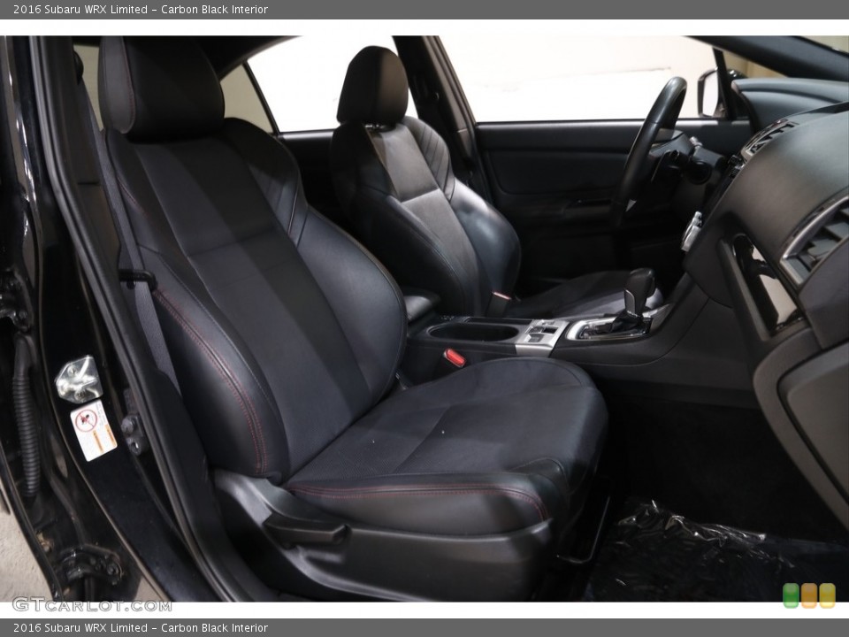 Carbon Black Interior Front Seat for the 2016 Subaru WRX Limited #143066462