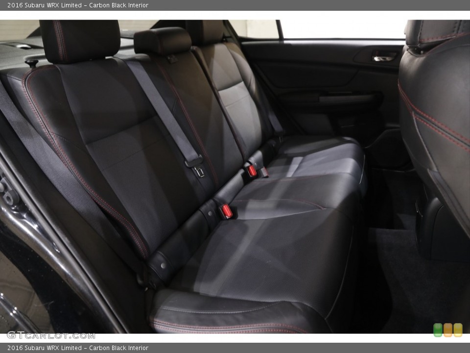 Carbon Black Interior Rear Seat for the 2016 Subaru WRX Limited #143066484