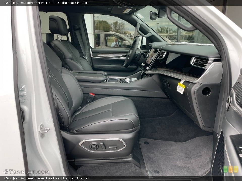 Global Black Interior Front Seat for the 2022 Jeep Wagoneer Series III 4x4 #143069285