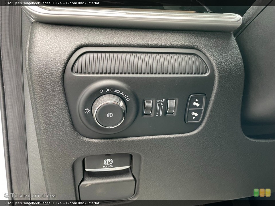 Global Black Interior Controls for the 2022 Jeep Wagoneer Series III 4x4 #143069303