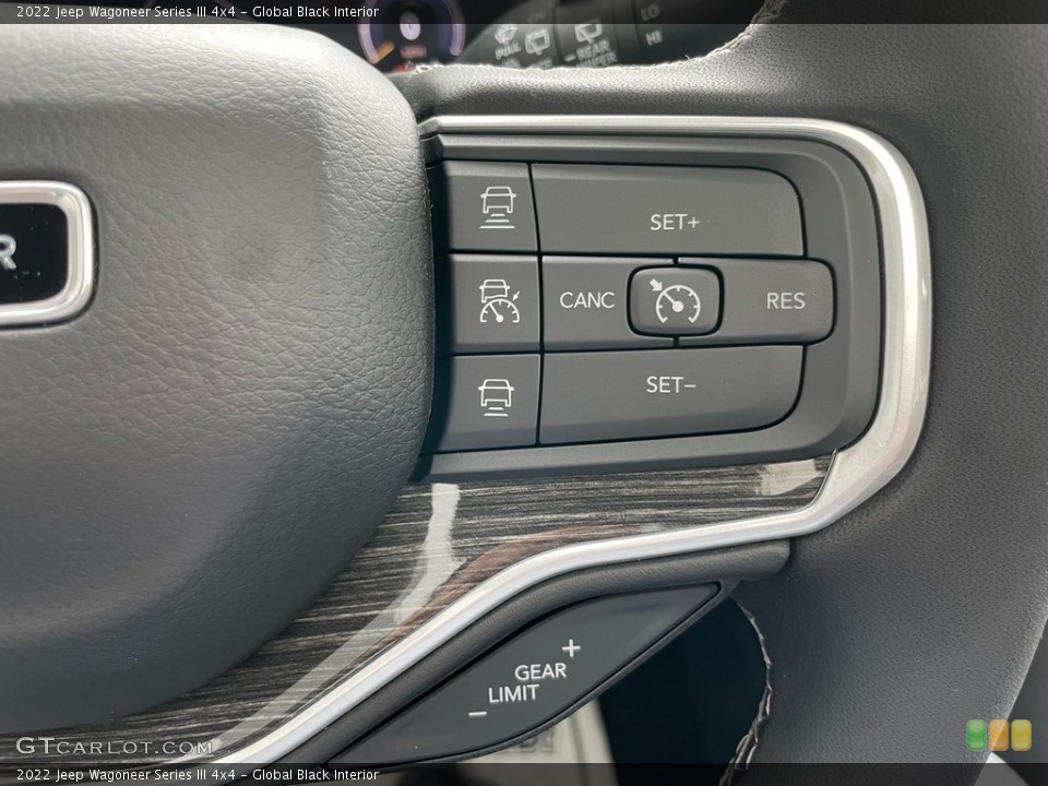 Global Black Interior Steering Wheel for the 2022 Jeep Wagoneer Series III 4x4 #143069315