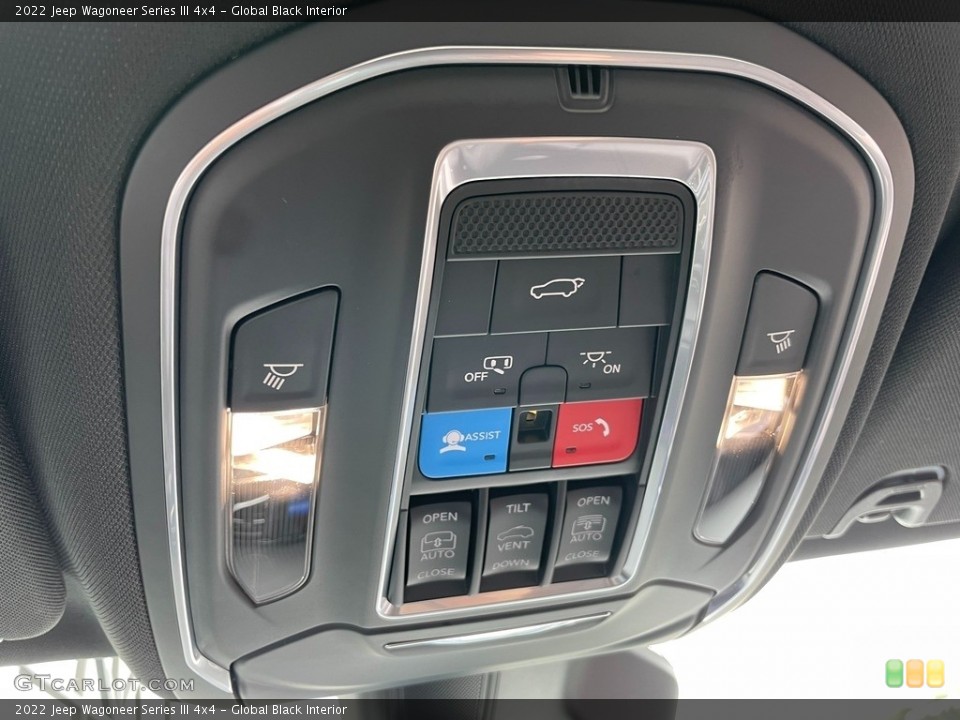 Global Black Interior Controls for the 2022 Jeep Wagoneer Series III 4x4 #143069402