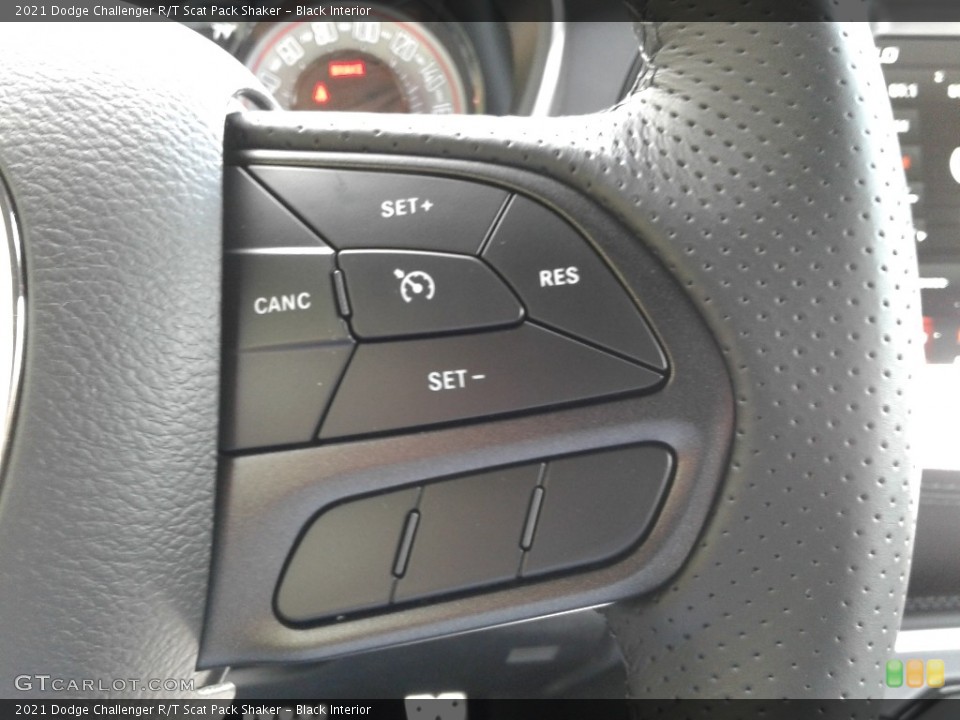 Black Interior Steering Wheel for the 2021 Dodge Challenger R/T Scat Pack Shaker #143069550