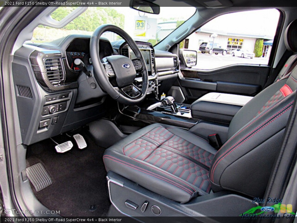 Black Interior Photo for the 2021 Ford F150 Shelby Off-Road SuperCrew 4x4 #143071725
