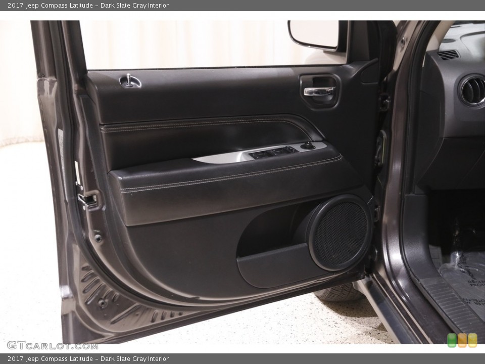 Dark Slate Gray Interior Door Panel for the 2017 Jeep Compass Latitude #143074589