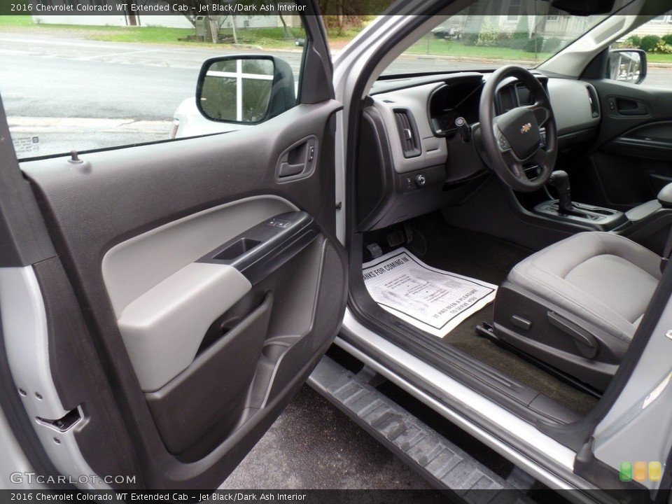 Jet Black/Dark Ash Interior Front Seat for the 2016 Chevrolet Colorado WT Extended Cab #143074631