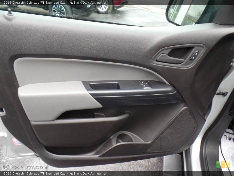 Jet Black/Dark Ash Interior Door Panel for the 2016 Chevrolet Colorado WT Extended Cab #143074655