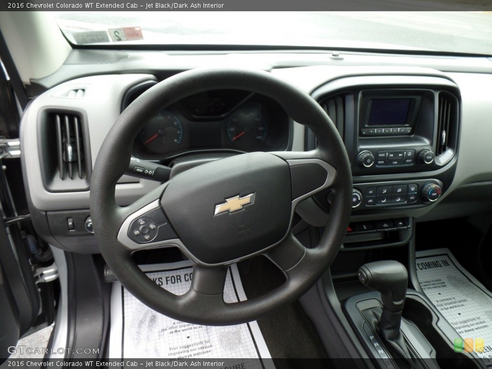 Jet Black/Dark Ash Interior Dashboard for the 2016 Chevrolet Colorado WT Extended Cab #143074763