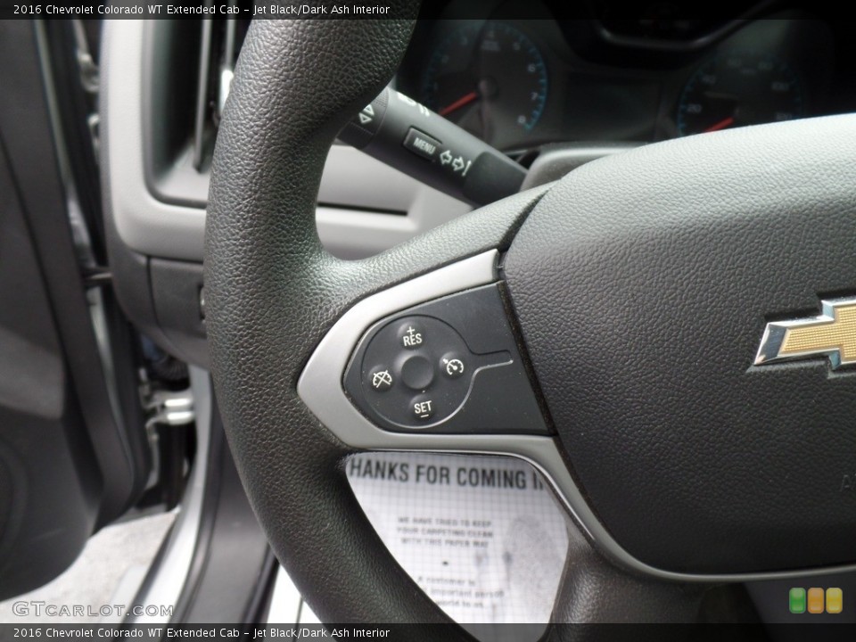 Jet Black/Dark Ash Interior Steering Wheel for the 2016 Chevrolet Colorado WT Extended Cab #143074783