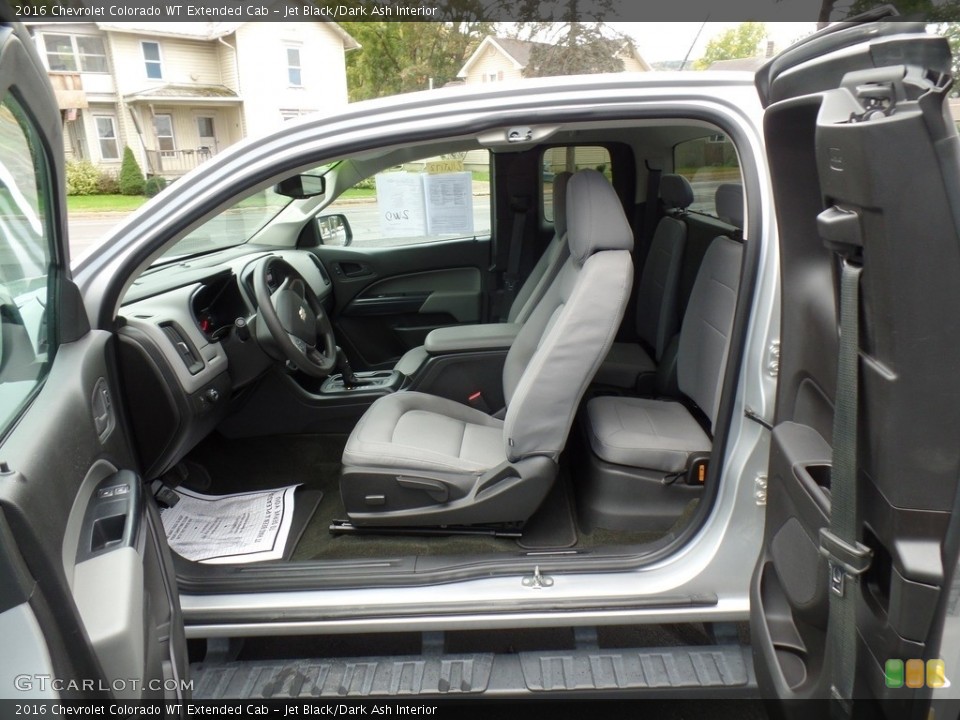 Jet Black/Dark Ash Interior Photo for the 2016 Chevrolet Colorado WT Extended Cab #143074994