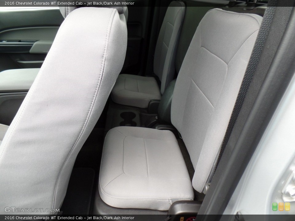 Jet Black/Dark Ash Interior Rear Seat for the 2016 Chevrolet Colorado WT Extended Cab #143075015