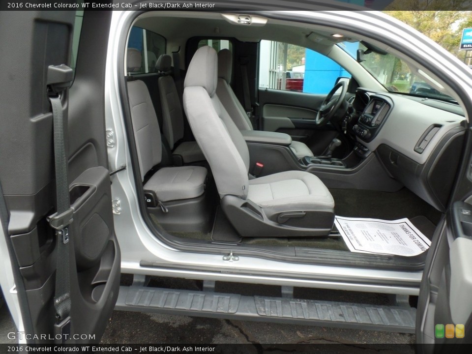 Jet Black/Dark Ash Interior Front Seat for the 2016 Chevrolet Colorado WT Extended Cab #143075075