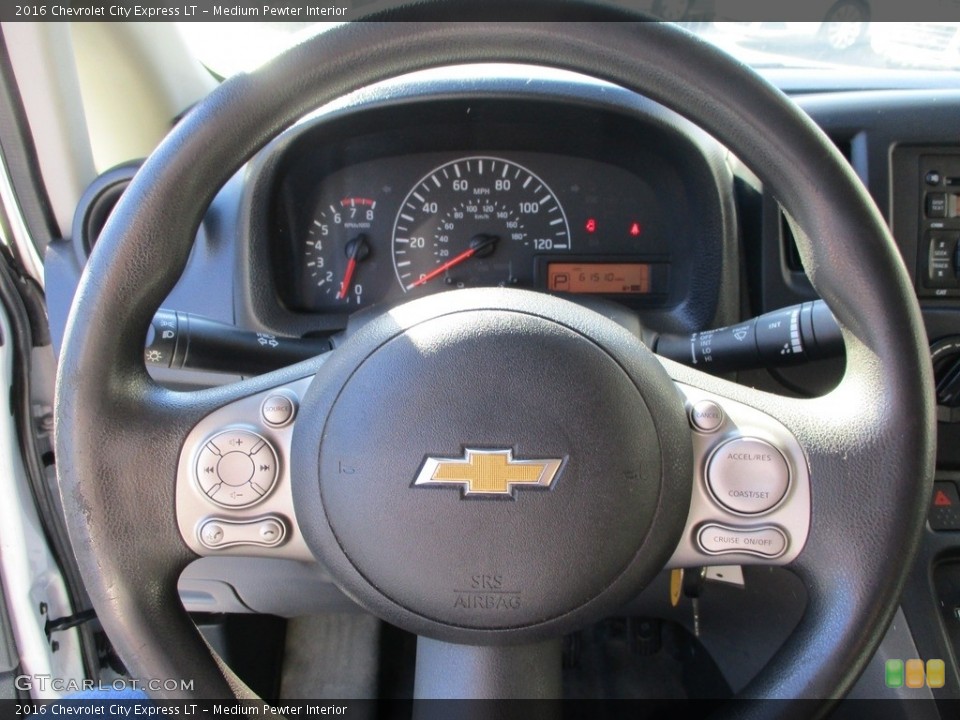 Medium Pewter Interior Steering Wheel for the 2016 Chevrolet City Express LT #143075405