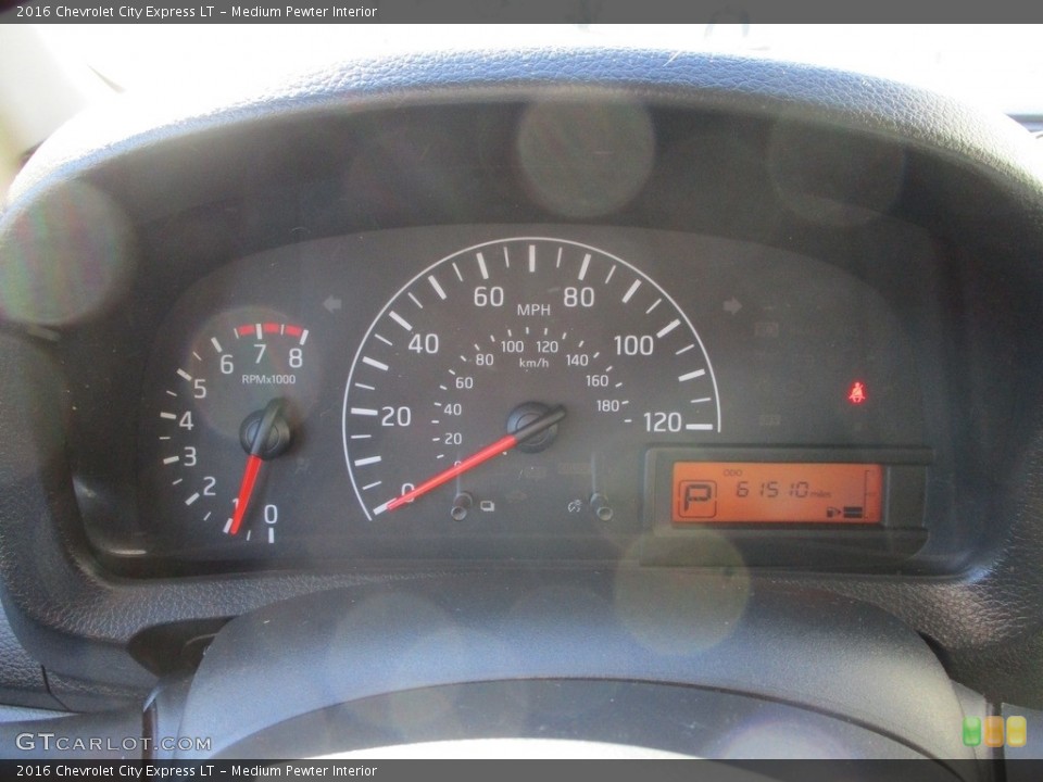 Medium Pewter Interior Gauges for the 2016 Chevrolet City Express LT #143075429