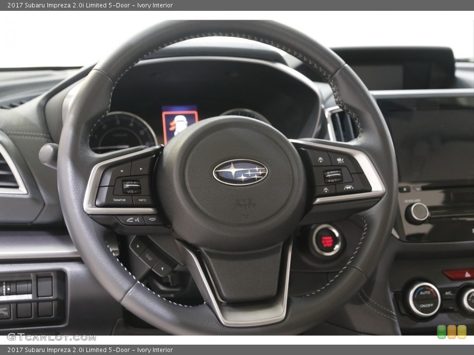 Ivory Interior Steering Wheel for the 2017 Subaru Impreza 2.0i Limited 5-Door #143078585