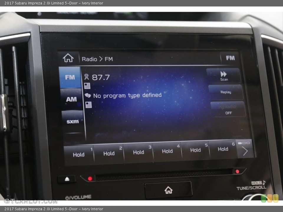 Ivory Interior Audio System for the 2017 Subaru Impreza 2.0i Limited 5-Door #143078621