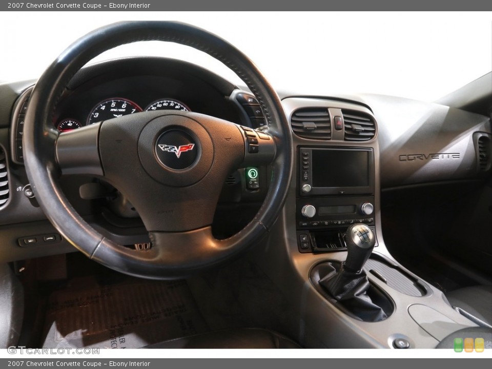 Ebony Interior Dashboard for the 2007 Chevrolet Corvette Coupe #143078666