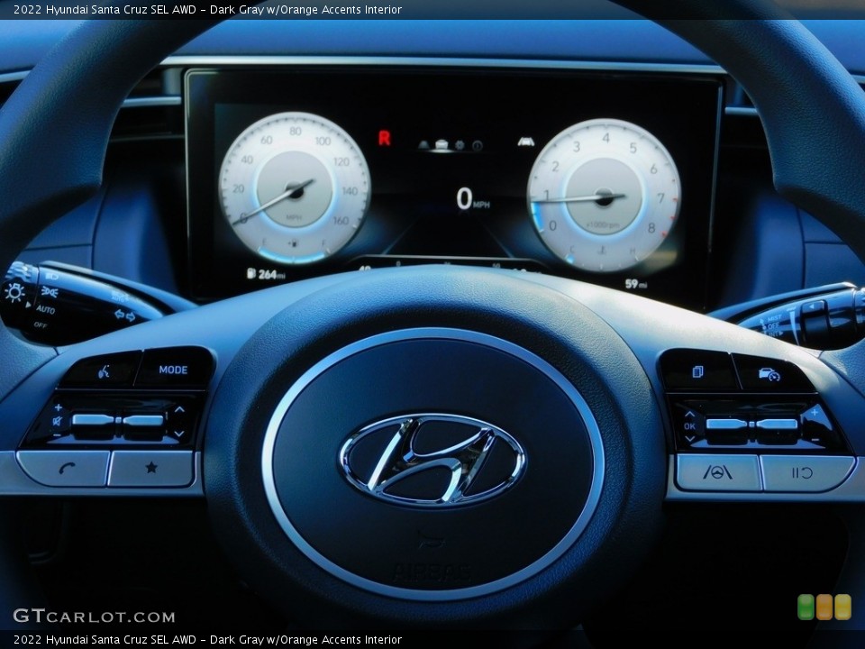 Dark Gray w/Orange Accents Interior Gauges for the 2022 Hyundai Santa Cruz SEL AWD #143080537