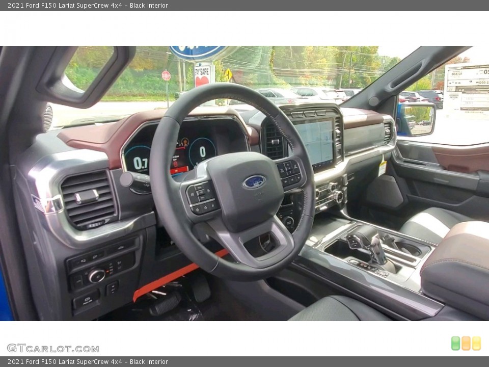 Black Interior Photo for the 2021 Ford F150 Lariat SuperCrew 4x4 #143081437