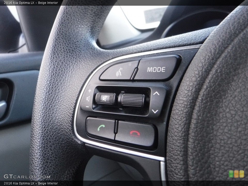 Beige Interior Steering Wheel for the 2016 Kia Optima LX #143084239