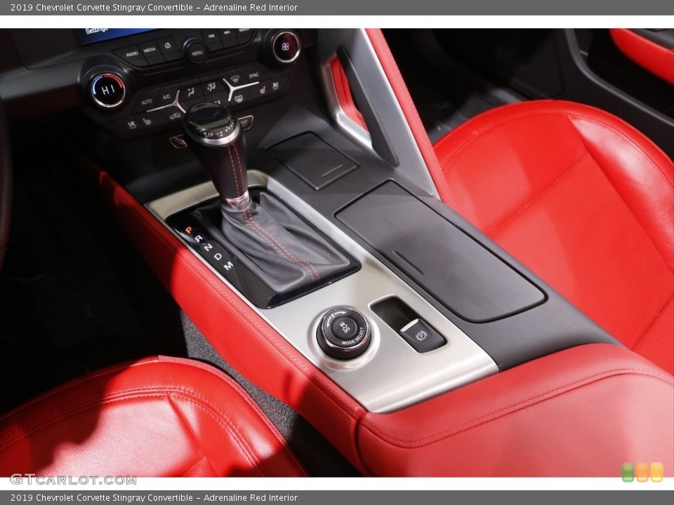 Adrenaline Red Interior Transmission for the 2019 Chevrolet Corvette Stingray Convertible #143084734