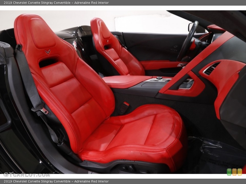 Adrenaline Red 2019 Chevrolet Corvette Interiors