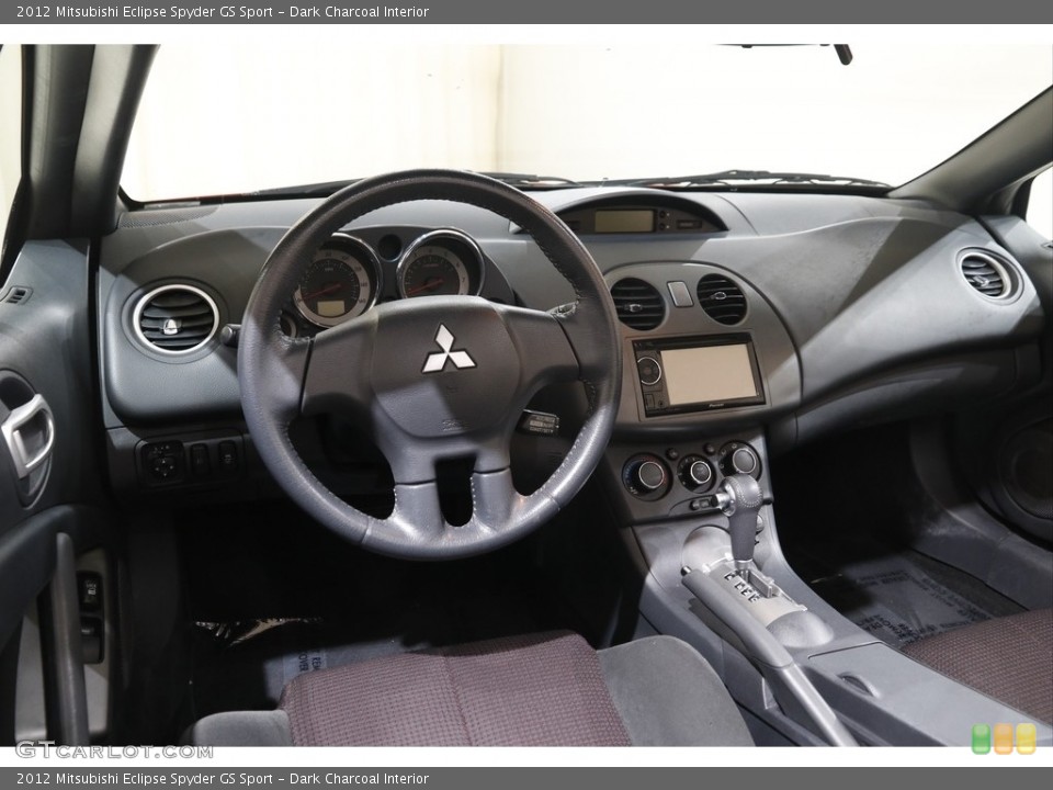 Dark Charcoal Interior Dashboard for the 2012 Mitsubishi Eclipse Spyder GS Sport #143085067