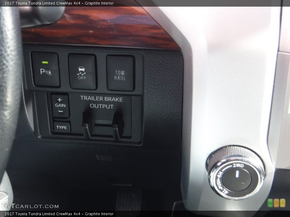 Graphite Interior Controls for the 2017 Toyota Tundra Limited CrewMax 4x4 #143086299