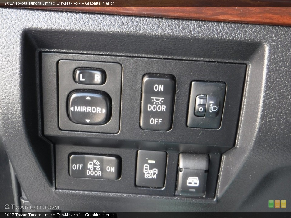 Graphite Interior Controls for the 2017 Toyota Tundra Limited CrewMax 4x4 #143086507