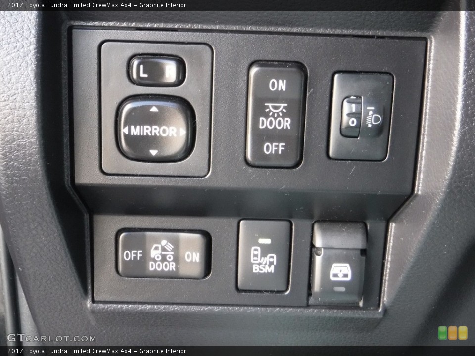 Graphite Interior Controls for the 2017 Toyota Tundra Limited CrewMax 4x4 #143086528