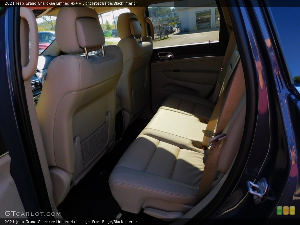 Light Frost Beige/Black Interior Rear Seat for the 2021 Jeep Grand Cherokee Limited 4x4 #143086609