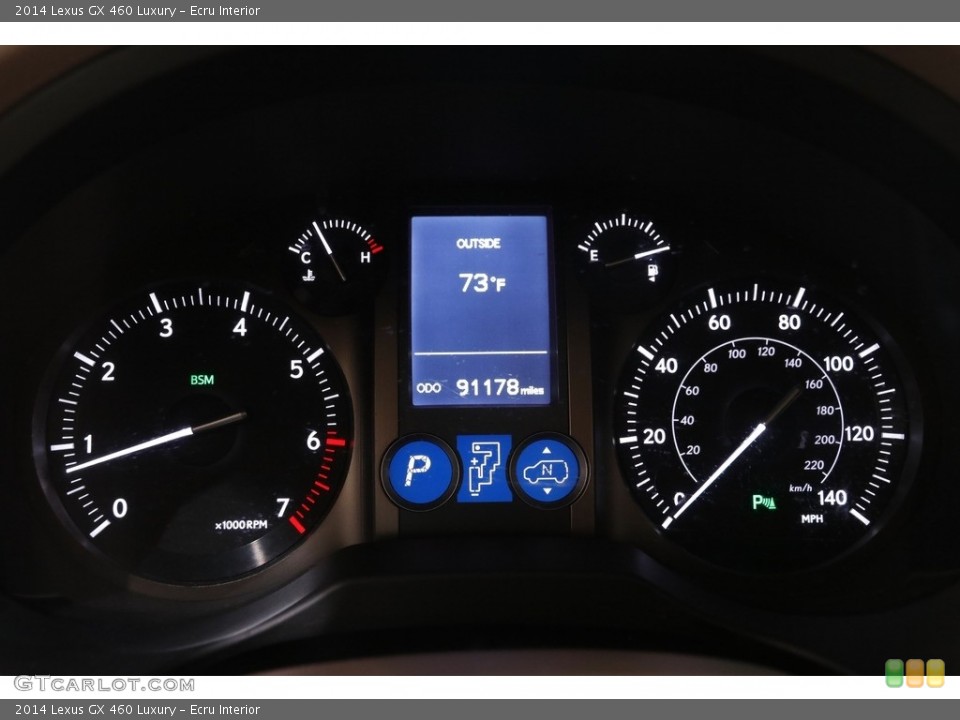 Ecru Interior Gauges for the 2014 Lexus GX 460 Luxury #143089592
