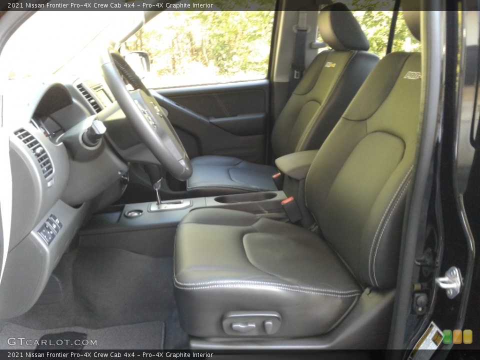 Pro-4X Graphite Interior Photo for the 2021 Nissan Frontier Pro-4X Crew Cab 4x4 #143089685