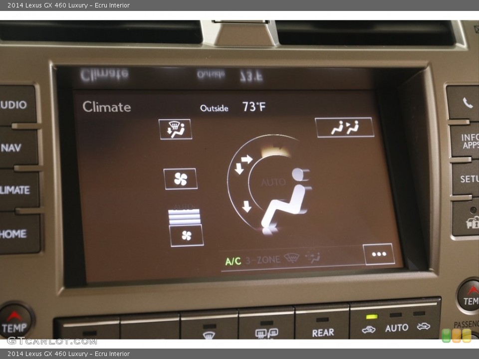 Ecru Interior Controls for the 2014 Lexus GX 460 Luxury #143089688