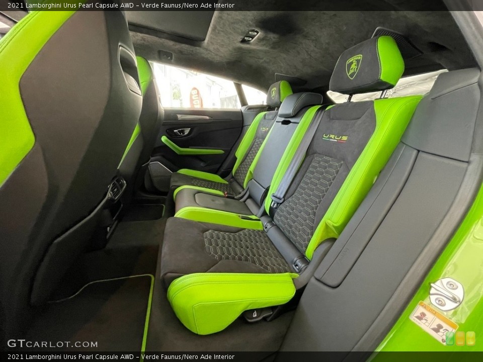 Verde Faunus/Nero Ade Interior Rear Seat for the 2021 Lamborghini Urus Pearl Capsule AWD #143090324
