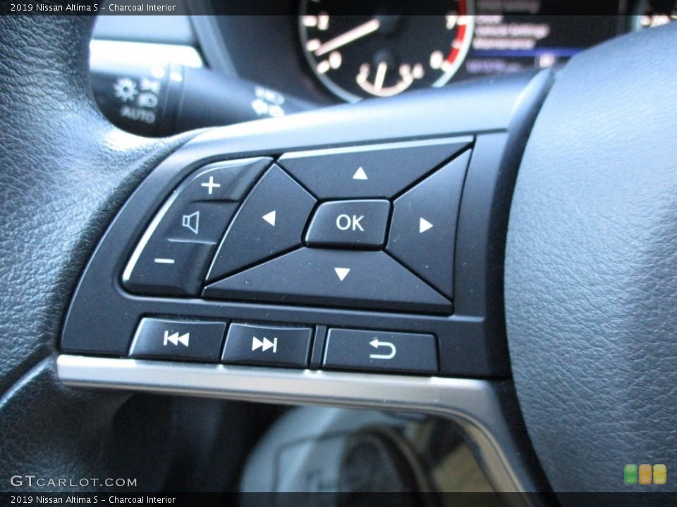 Charcoal Interior Steering Wheel for the 2019 Nissan Altima S #143091503