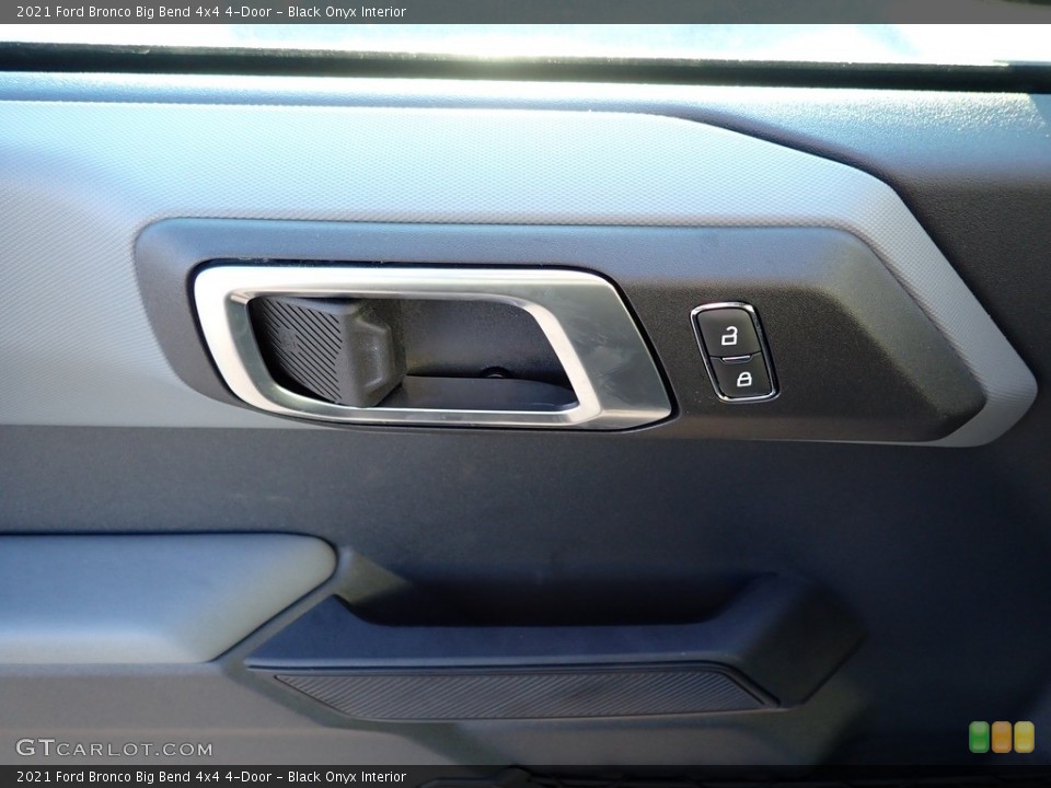 Black Onyx Interior Door Panel for the 2021 Ford Bronco Big Bend 4x4 4-Door #143096761