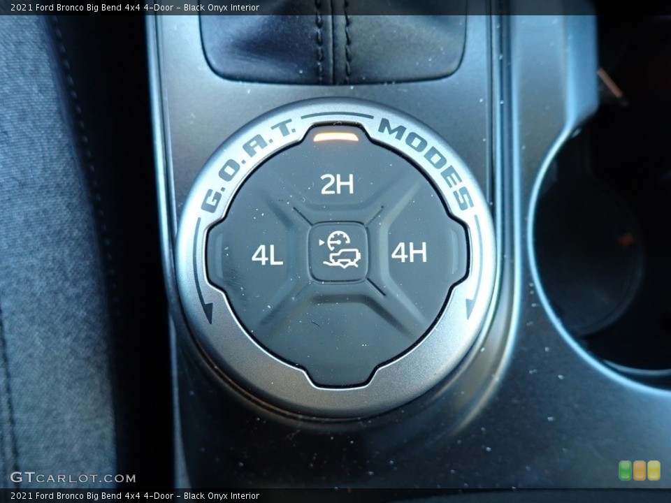 Black Onyx Interior Controls for the 2021 Ford Bronco Big Bend 4x4 4-Door #143096801