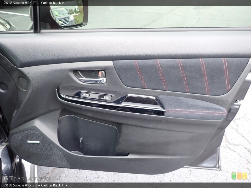 Carbon Black Interior Door Panel for the 2018 Subaru WRX STI #143097169
