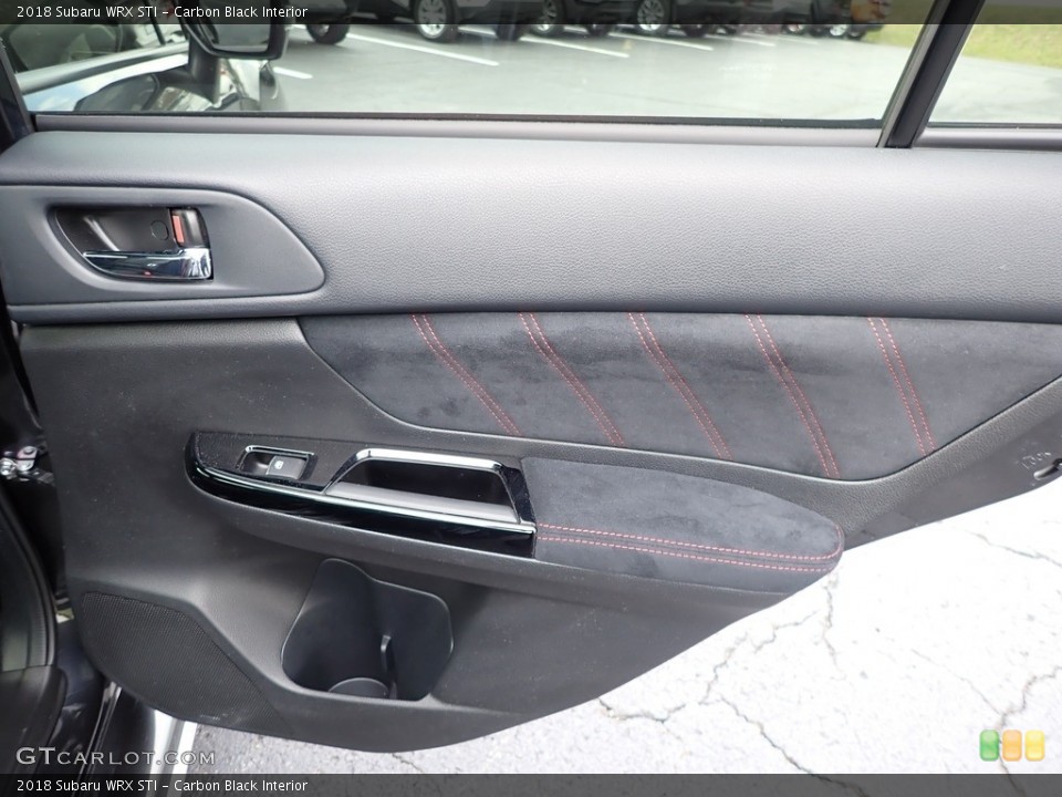 Carbon Black Interior Door Panel for the 2018 Subaru WRX STI #143097196
