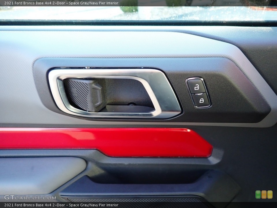 Space Gray/Navy Pier Interior Door Panel for the 2021 Ford Bronco Base 4x4 2-Door #143097244