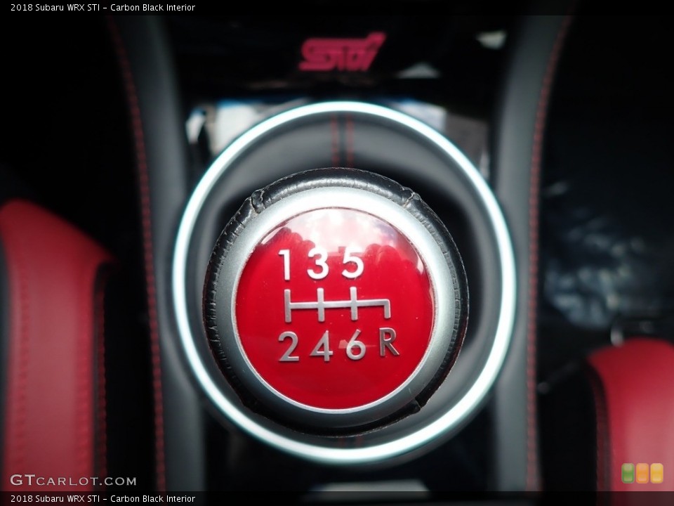 Carbon Black Interior Transmission for the 2018 Subaru WRX STI #143097403